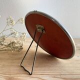 Round barber mirror 18 cm