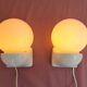Pair of Syla night light or bathroom design space age