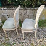 Série de 4 Chaises anciennes style louis xvi