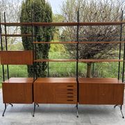Bibliothèque modulable  scandinave année 60