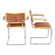 Pair of B64 corduroy chairs