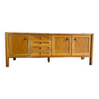 COMMODE / BUFFET / ARMOIRE LONGUE EN BOIS VINTAGE