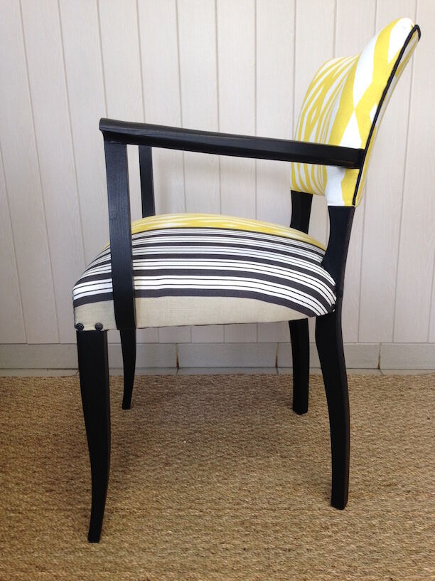 Pair of bridge armchairs