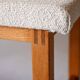 Chaise Gossip scandinave vintage avec tiroir