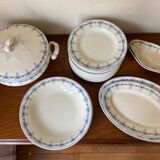 Porcelain service - 27 pieces - monge