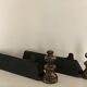 Paire de chenets, accessoires de cheminée