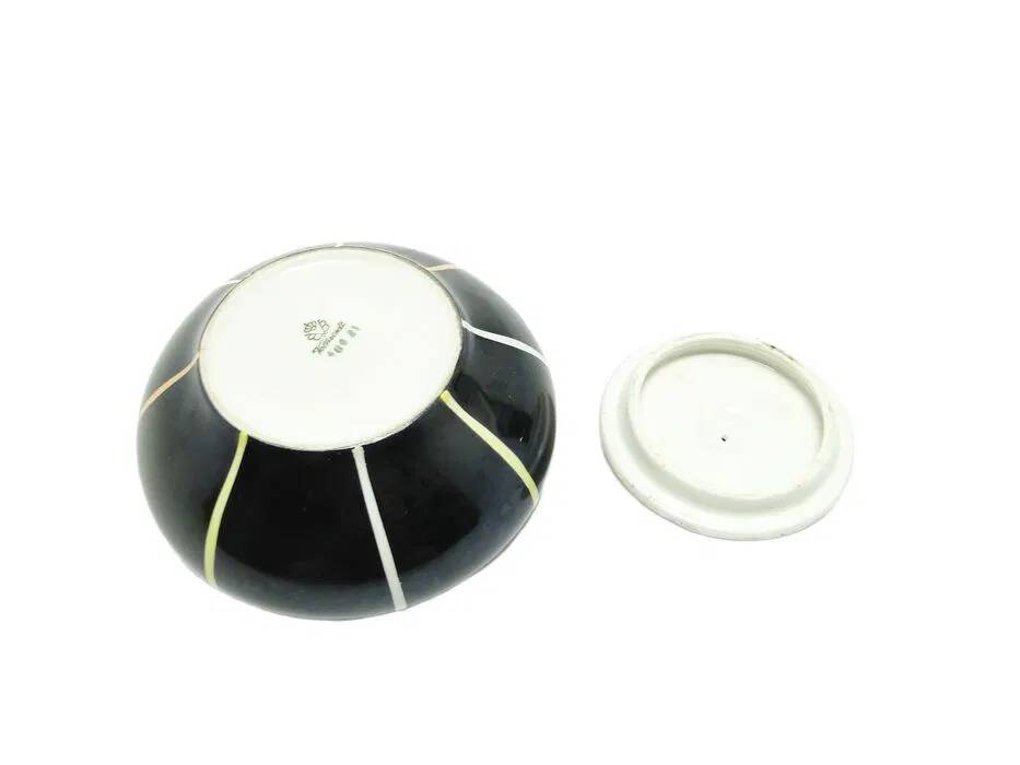 AHW Sugar Bowl, Cream Ceramic, Ćmielów, Poland, 1960s