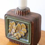 Scandinavian Ego Stengods lamp by Willi Fischer in sandstone