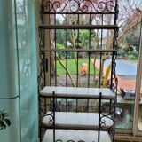 Wrought iron baker's grid.