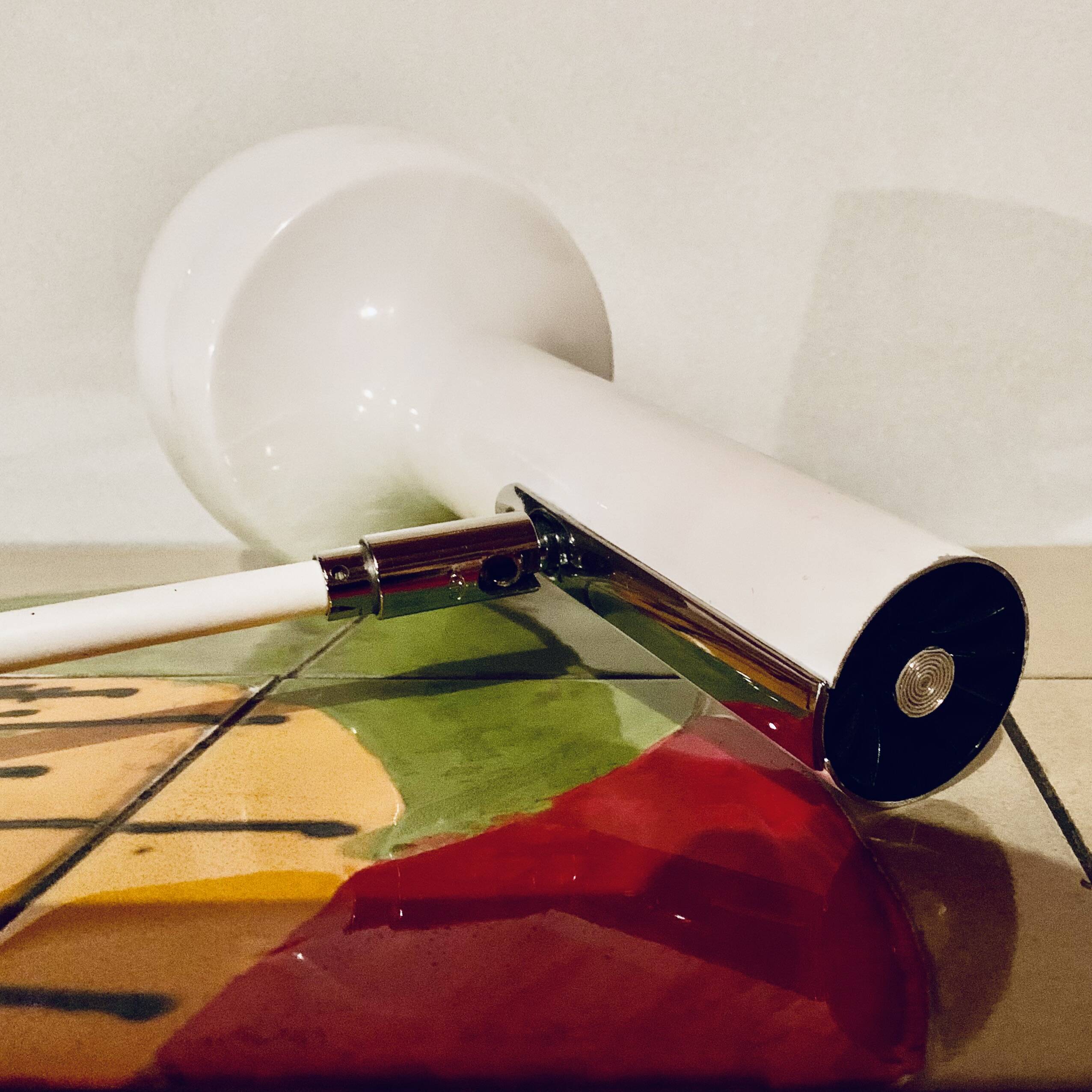 Vintage metal lamp Swiss Lamps International - Space Age Design