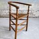 Oak & straw armchair, 1950