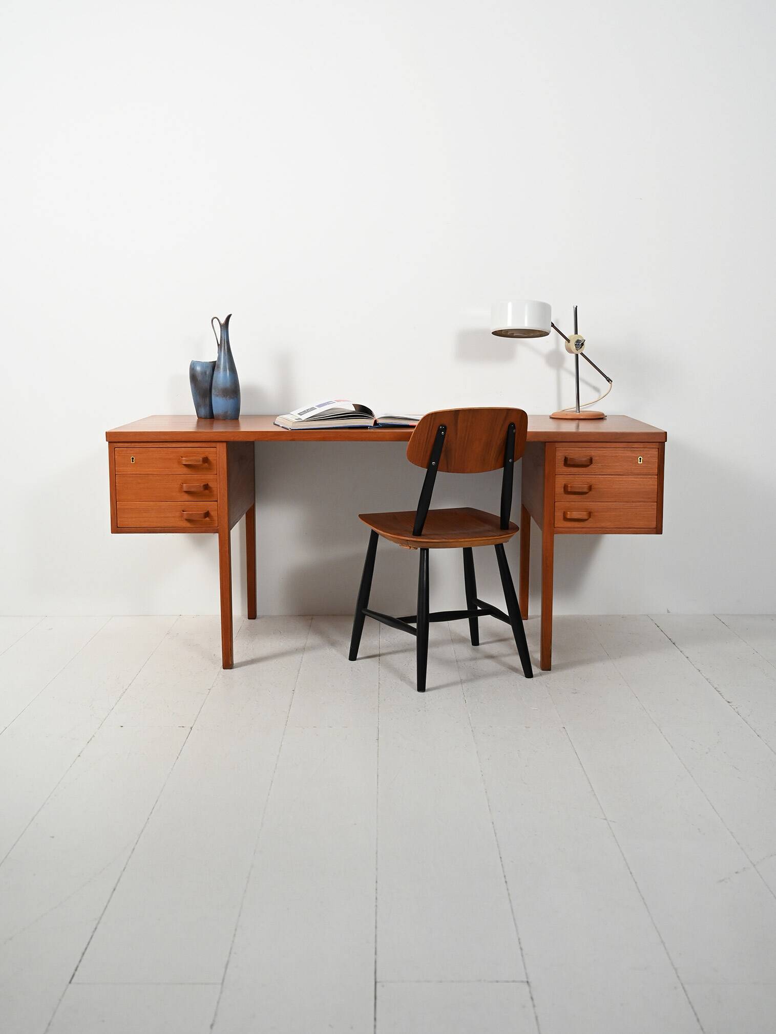 Teak desk by Nanna & Jørgen Ditzel