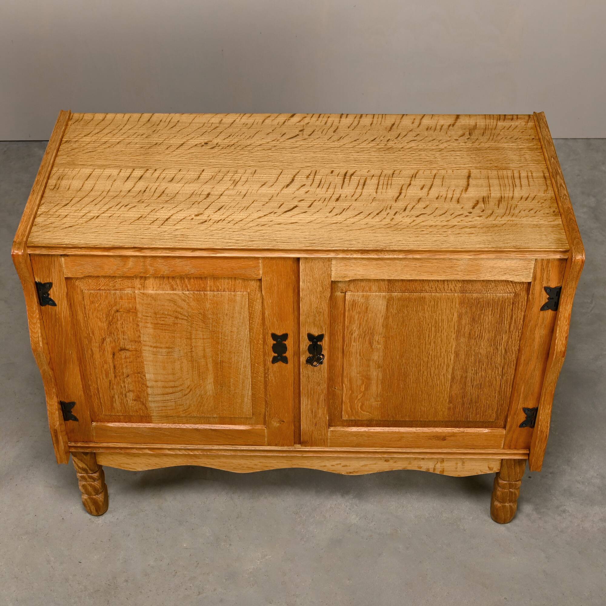 Danish Mid-Century Henning Kjærnulf Oak Bedside Cabinets or Sideboards