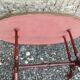 Vintage Louis XVI style wooden coffee table.