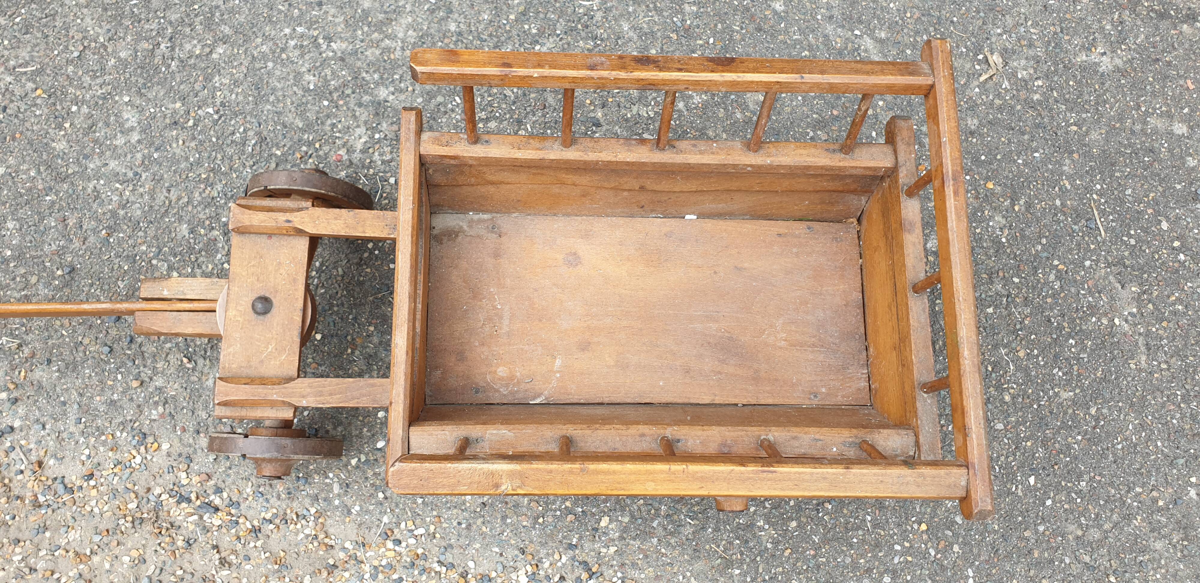 Old wood cart