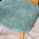 4 chaises vintage style Baumann bois et tissu