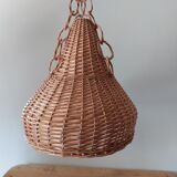 Wicker lampshade