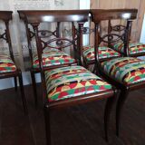 Set of 6 Regency mahogany chairs
