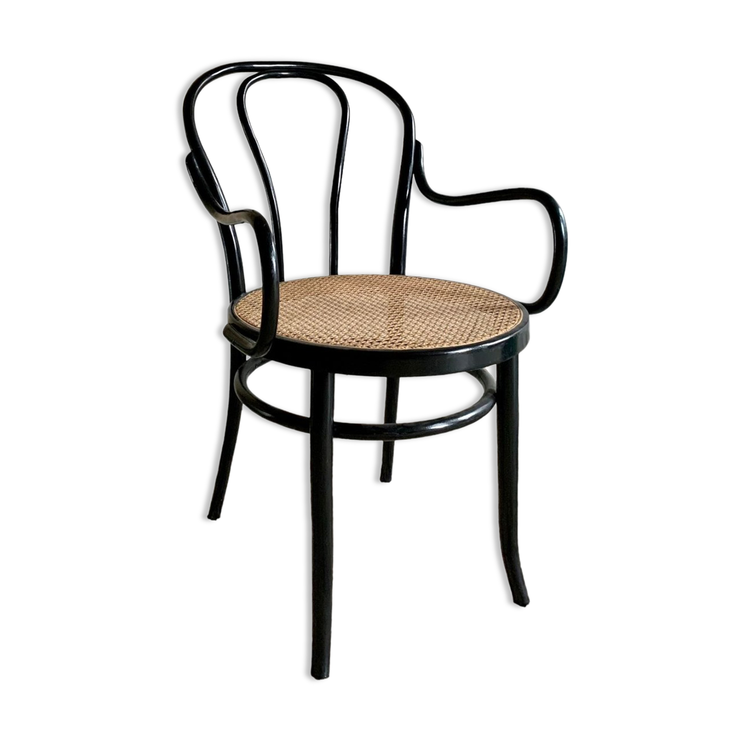 Fauteuil vintage cannage