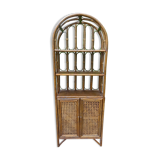 Rattan canning shelf