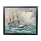 "Seascape". Oil on canvas.