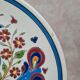 Hand-painted Greek artisan wall plate P.R. Keramik