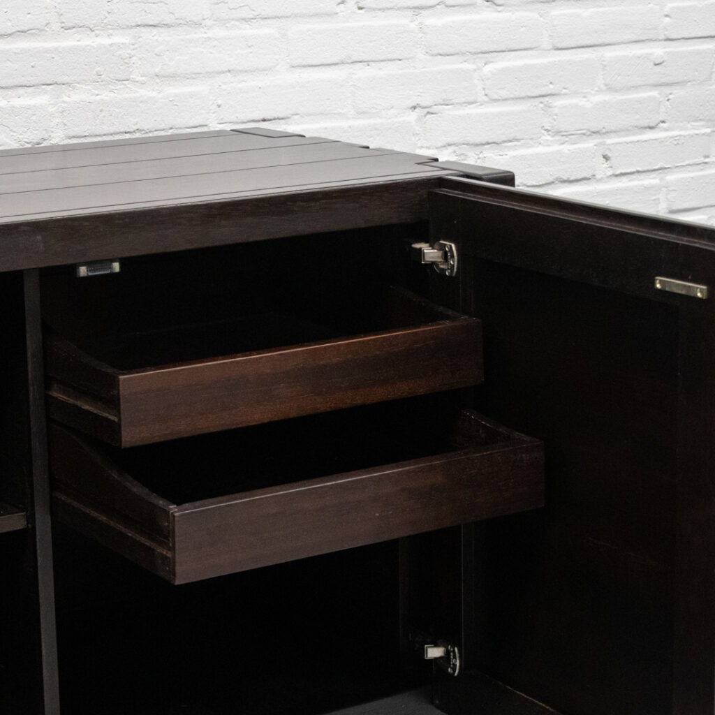 Iroko wood sideboard Maison Regain