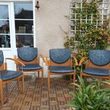 Set of four armchairs