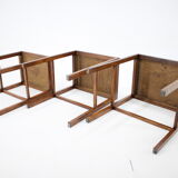 1930s Set of three bauhaus nesting tables H-50 by Jindrich Halabala