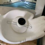 Vintage Design Ceramic Hand and Globe Wall Lamp