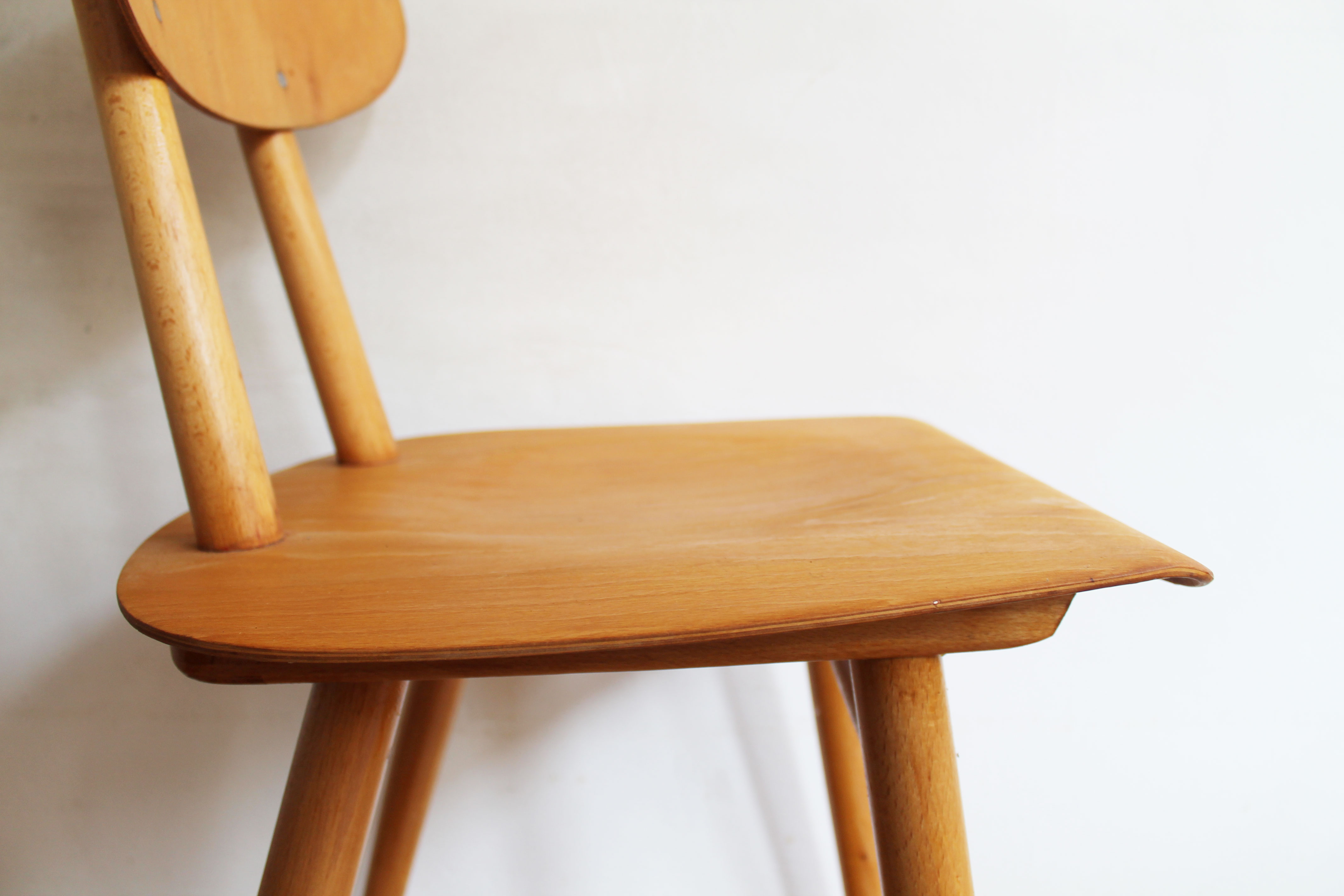 Pair of Dining Chairs by Antonin Suman for TON