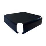 Smoked plexiglass coffee table Michel Dumas 70s