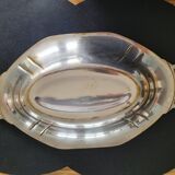 Plat ancien en métal argenté
