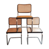 Chaises cesca b32 de Marcel Breuer