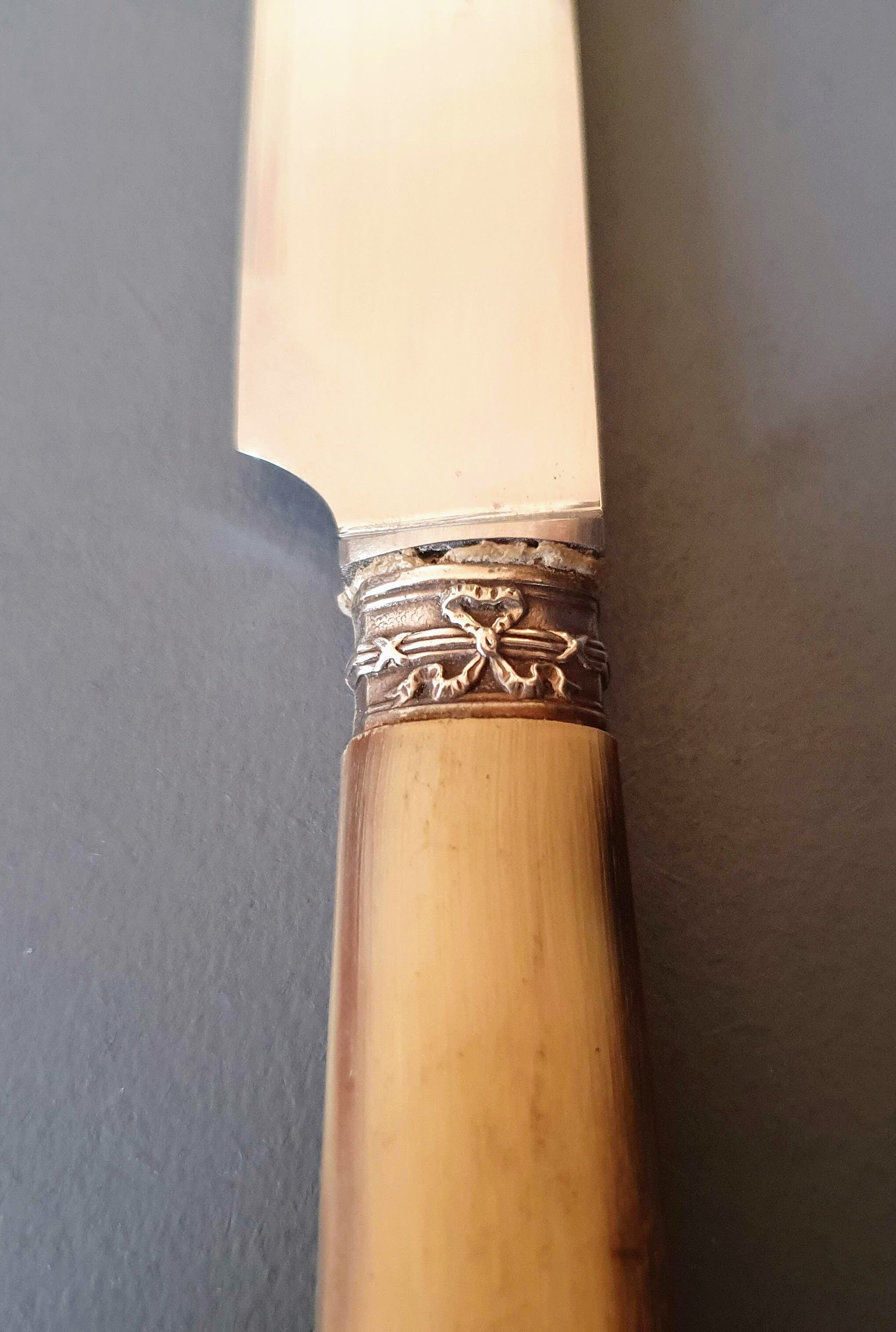 12 horn handle knives