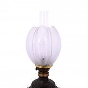 Pair of bronze oil lamps, France, circa 1880.
