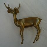 Deer, animal brass, vintage 70s