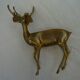 Cerf laiton animalier vintage 70s