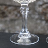 4 flûtes en cristal