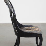 19th-Century English Chinoiserie Mother of Pearl Decorative Chair