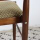 Ensemble de 6 chaises scandinaves vintage