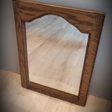 Mirror wood mustache 55x73