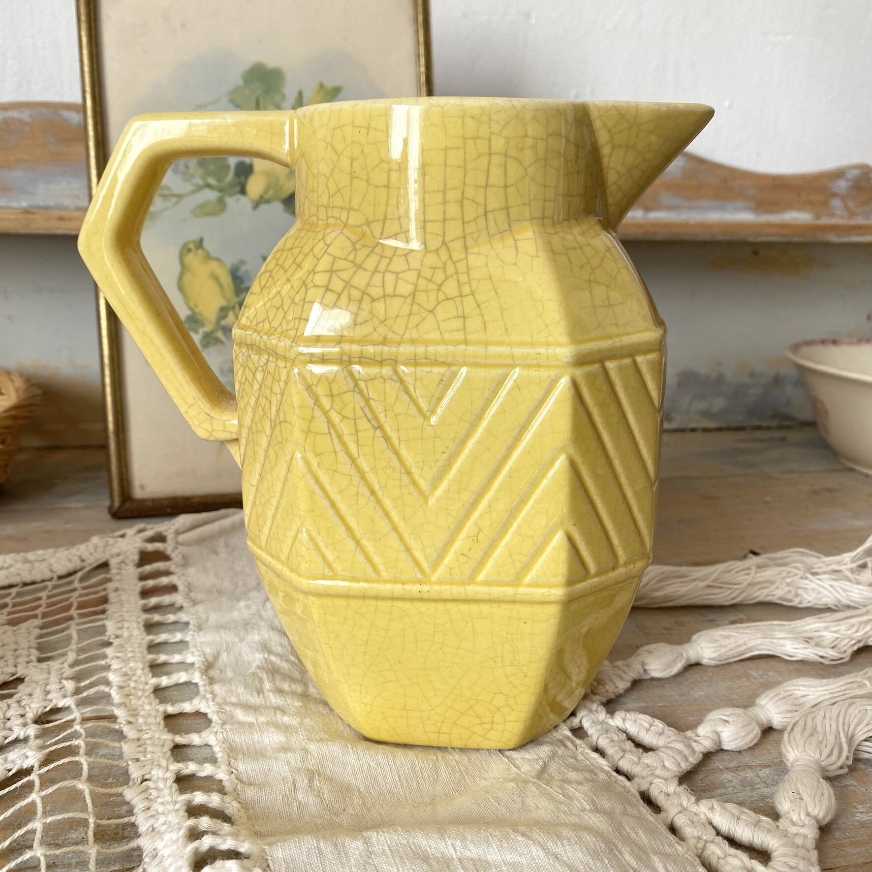 Antique Art Deco jug