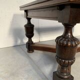 Renaissance style table in oak, 20th century