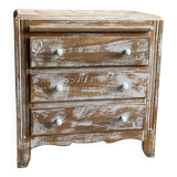 Art deco oak chest of drawers