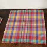 Set of 8 madras cotton napkins