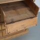 Antique German pine shop cabinet, early 20th century