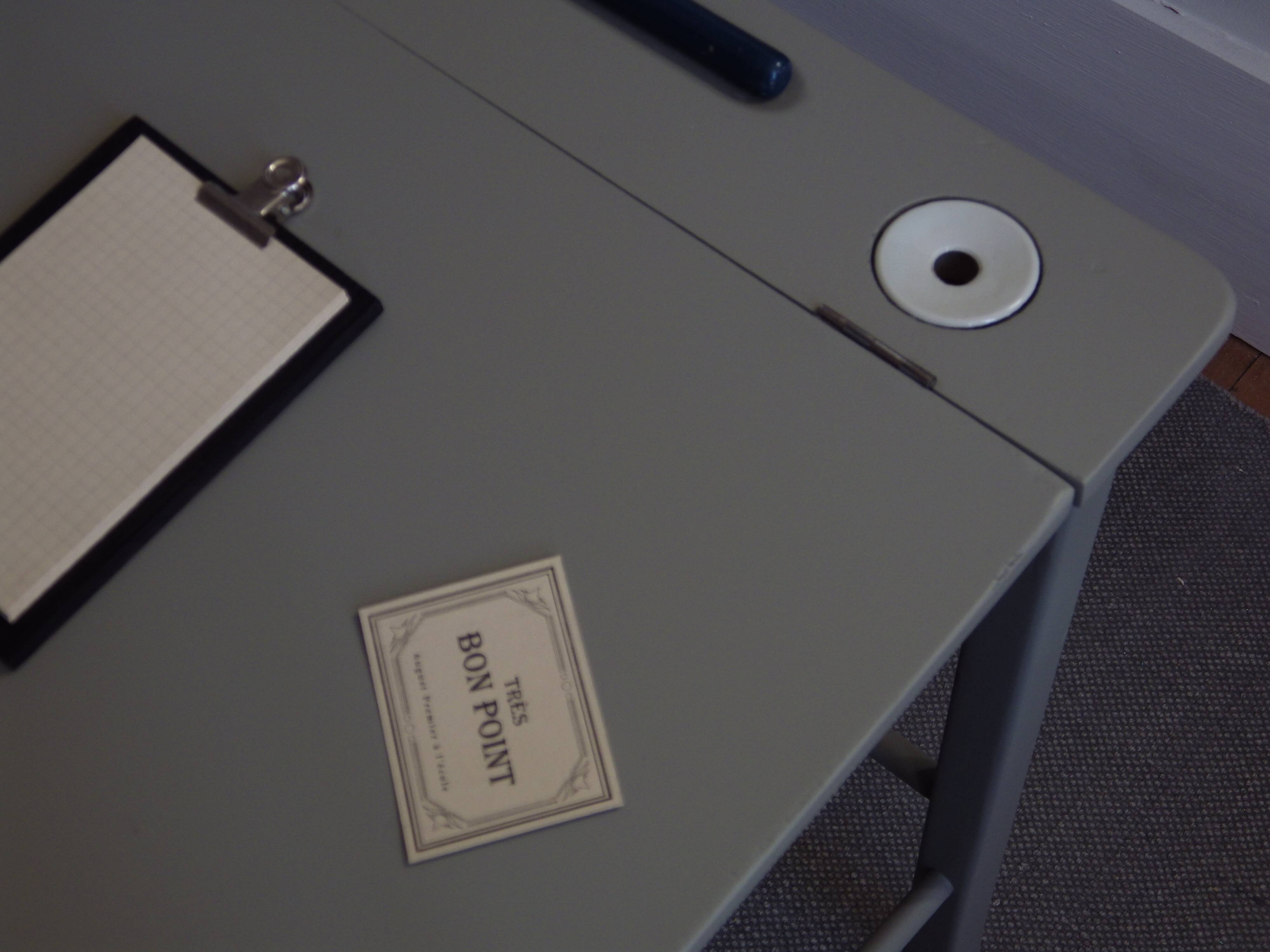 Baumann desk & chair 1950 color Lichen