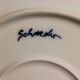 Large designer plate signed by Barbara Schroeder – 41 cm – Contemporary ceramic