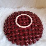 Woven fruit basket Jérôme Massier Vallauris bordeaux